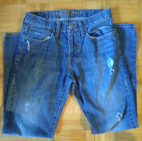 American Eagle Outfitters Aeo Jeans Original Straight 28/30 Jeans - Picture 1 of 9